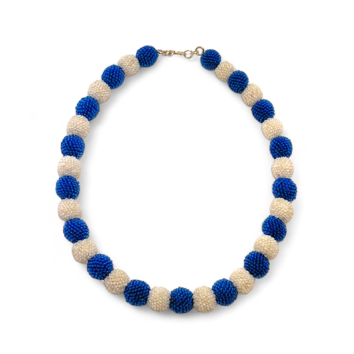 Vintage Bohemian Glass Bead Necklace