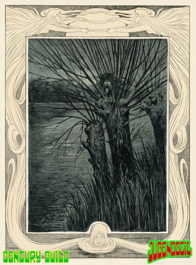 Jugendstil 1896: German Art Nouveau Illustrations Box Set by Thomas Negovan, interior illustration