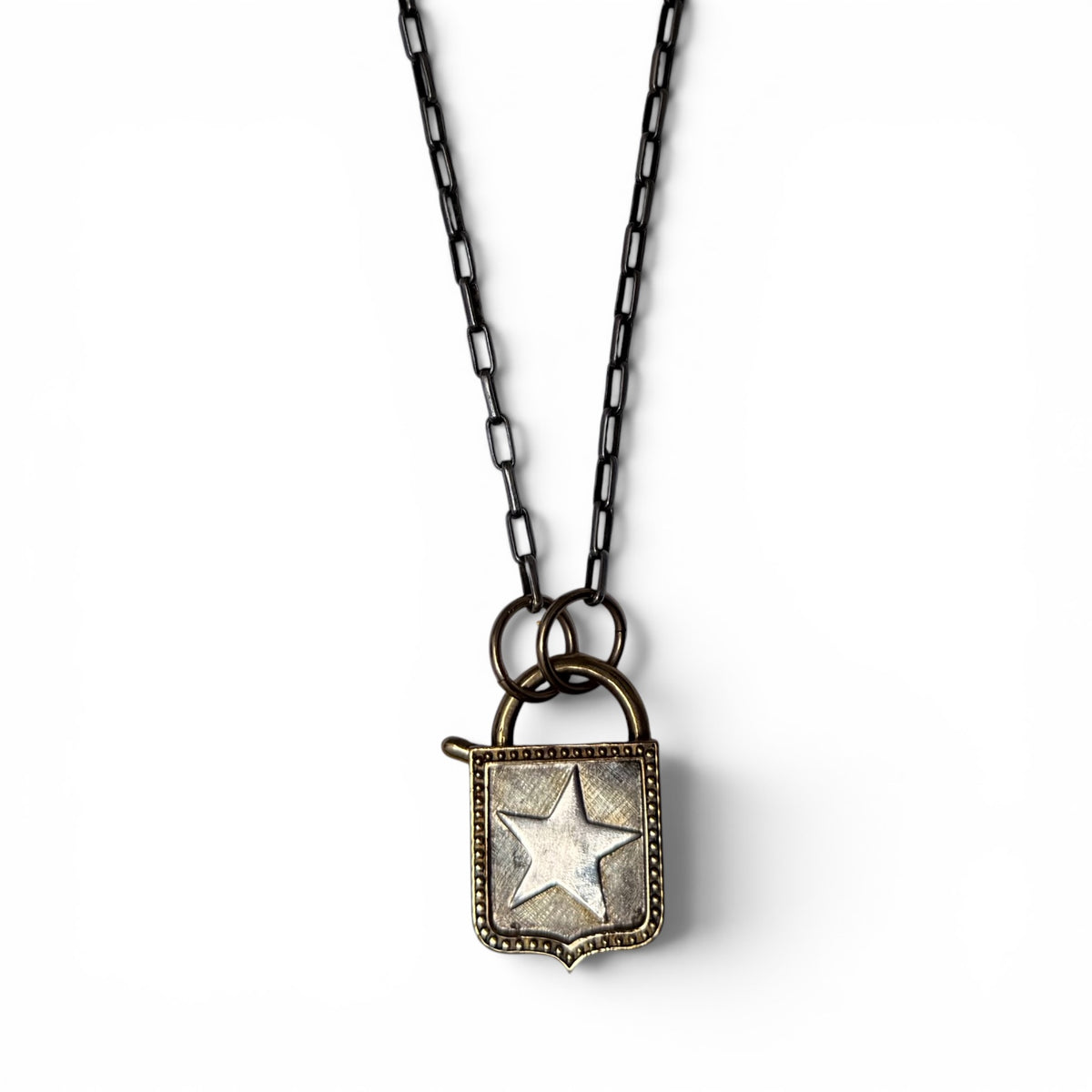 Jessica Kagan Cushman Padlock Pendant on a Chain