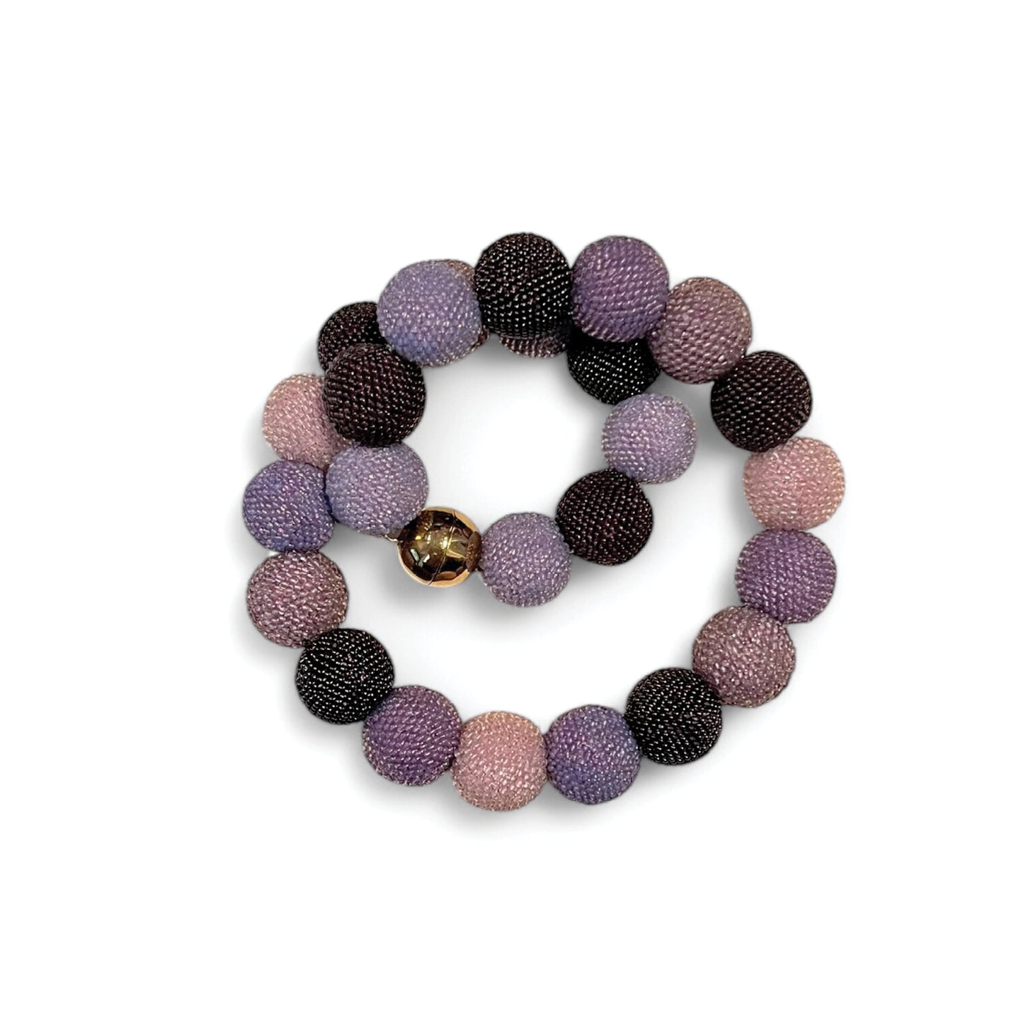 Vintage Bohemian Glass Bead Necklace