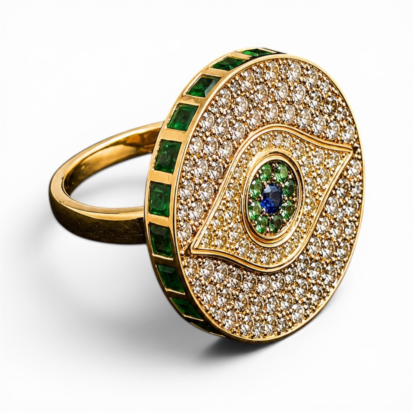 Protective Eye Statement Ring
