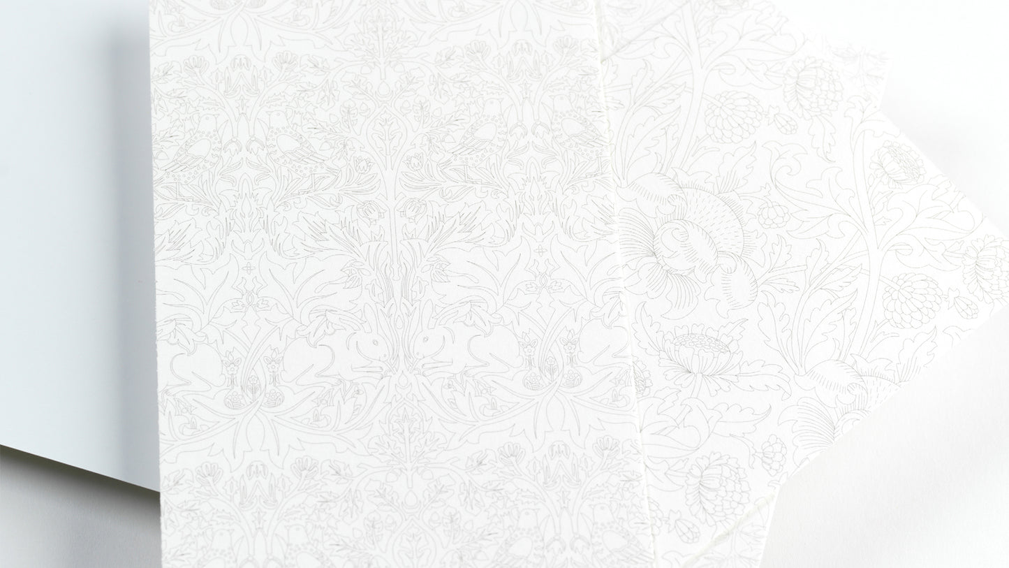 William Morris: Postcard Coloring Books by Pepin Press Inner Page