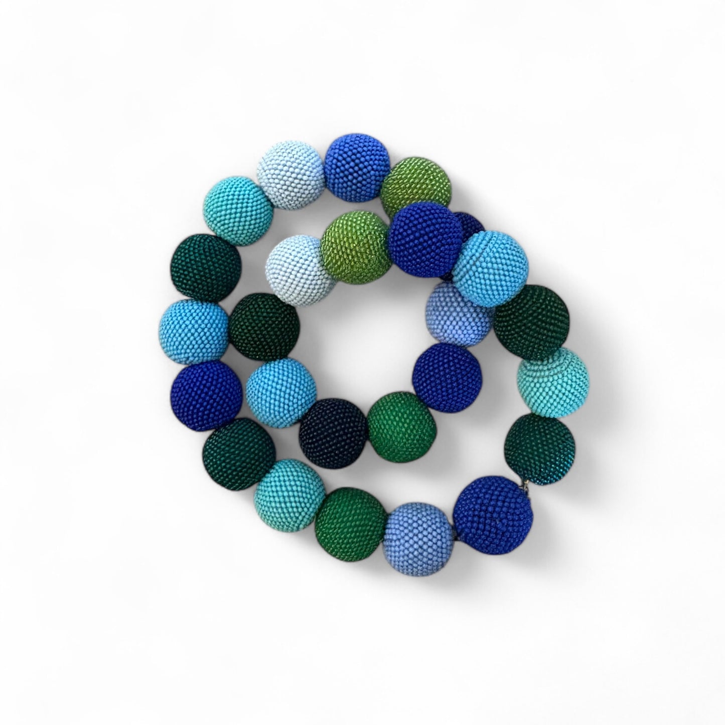 Vintage Bohemian Glass Bead Necklace