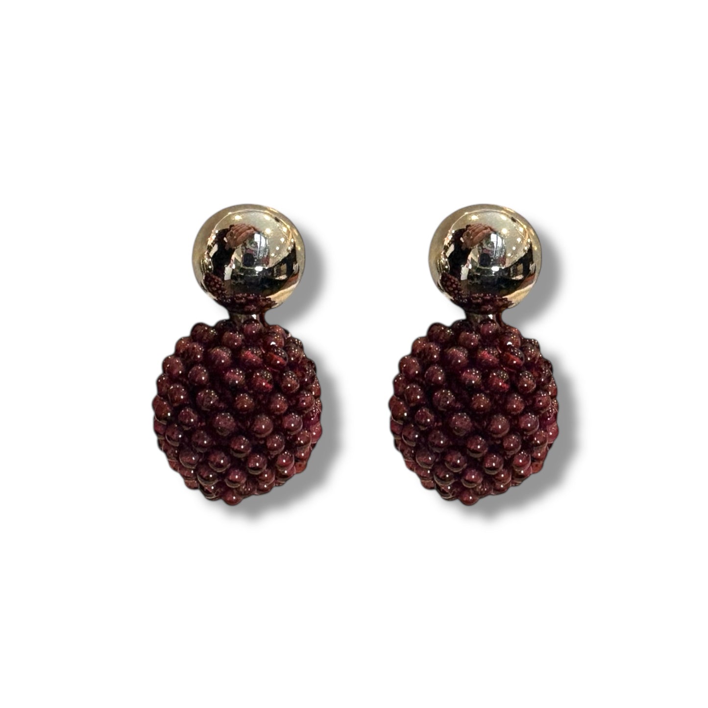 A. E. Köchert Garnet Ball Earrings