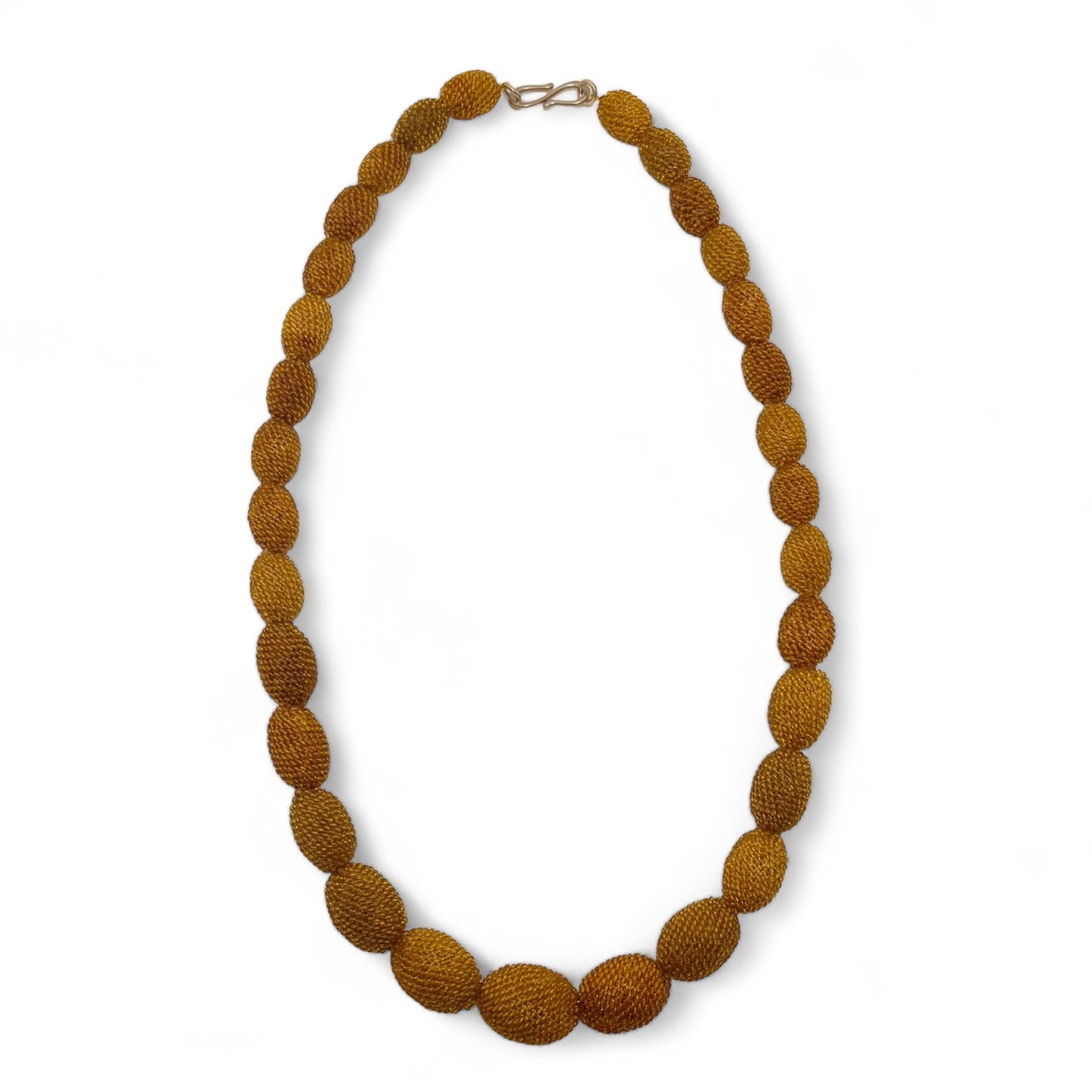 Vintage Bohemian Glass Bead Necklace