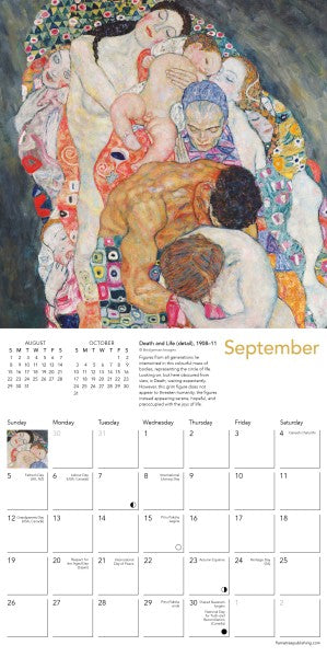 Gustav Klimt Mini Wall Calendar 2027