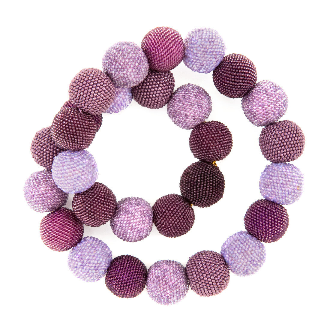 Vintage Bohemian Glass Bead Necklace