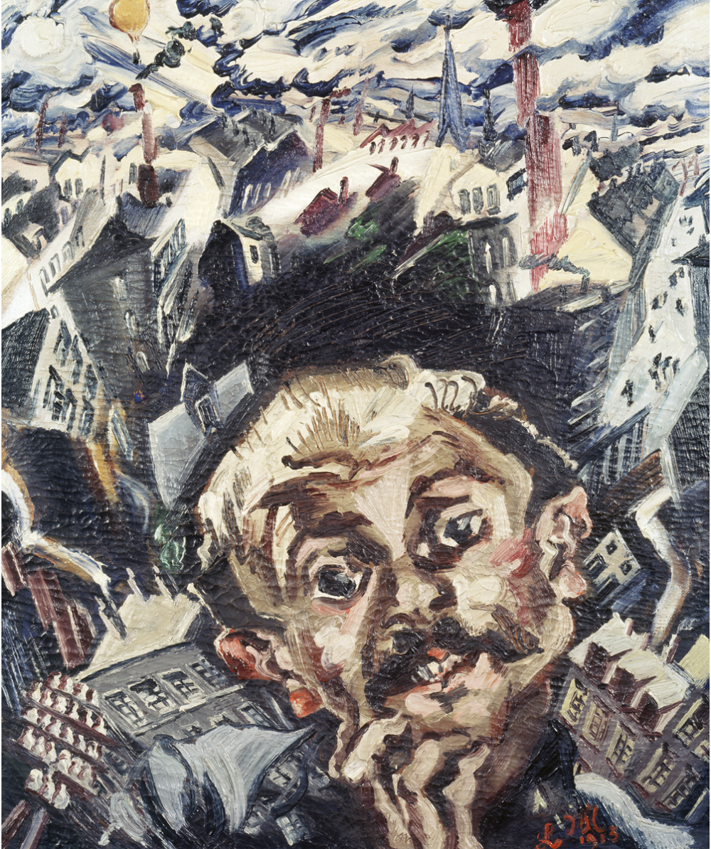 Limited Edition Print: Ludwig Meidner, "I and the City", 1913.