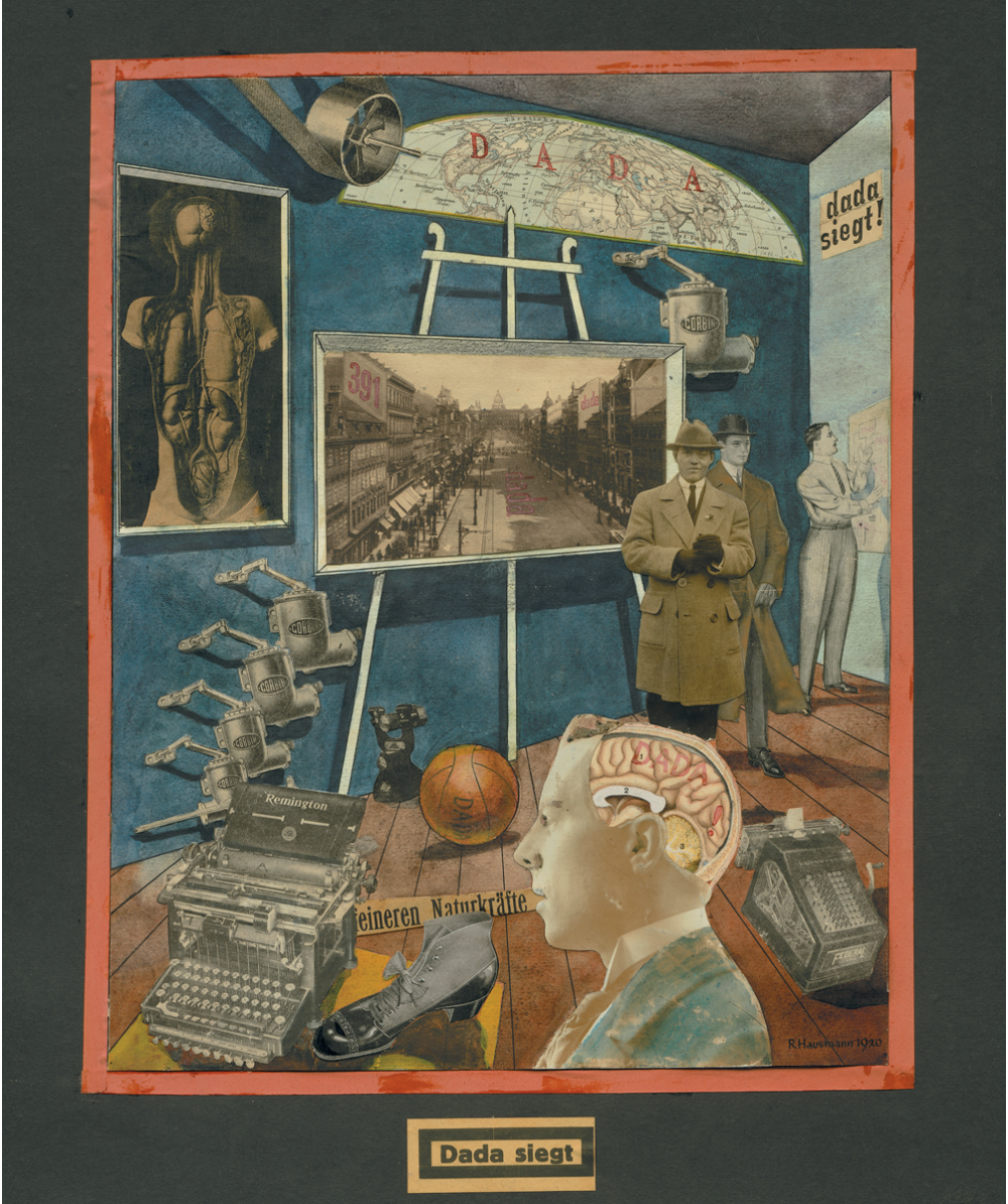 Limited Edition Print: Raoul Hausmann, "A Bourgeois Precision Brain Incites a World Movement", 1920.