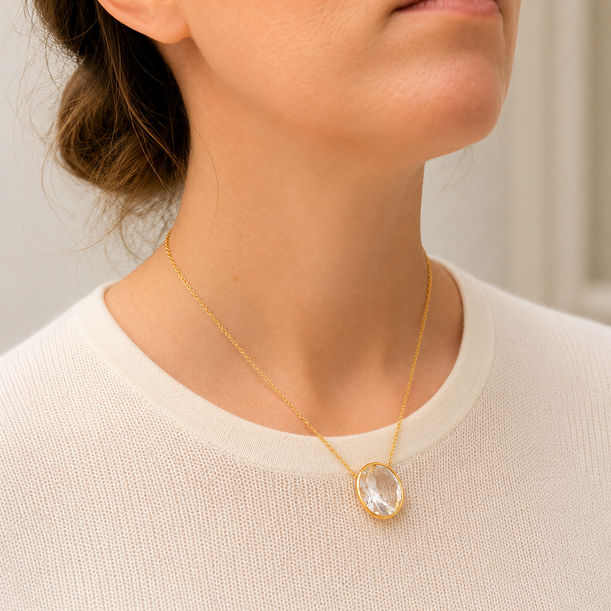 Gem Palace Pendant Necklace