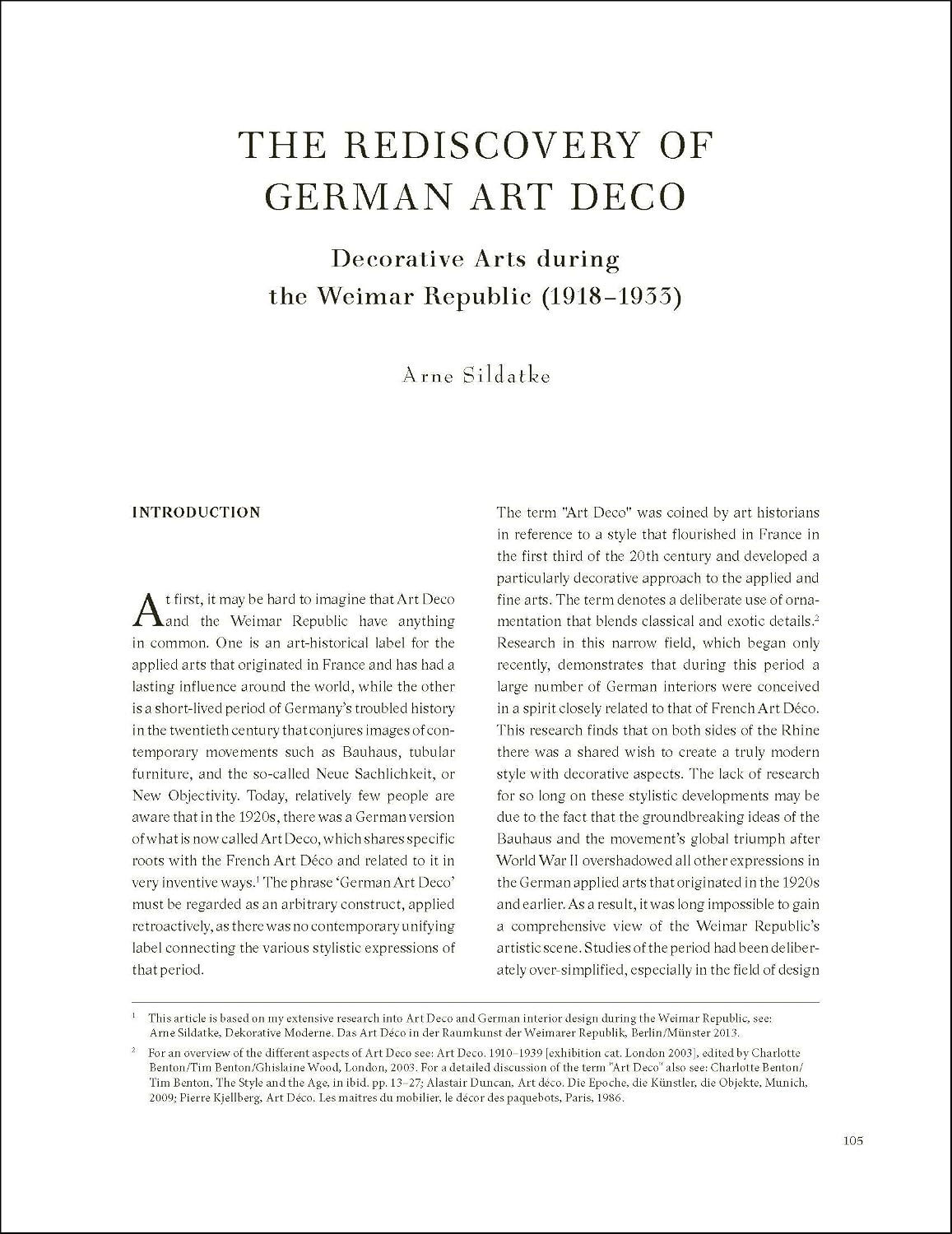 Berlin Deko: Central European Furniture from 1910 to 1930