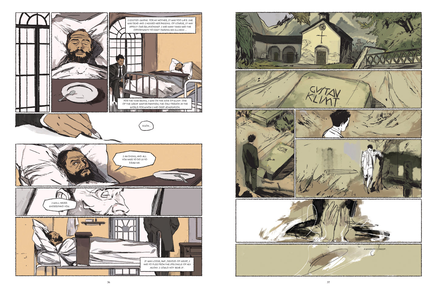 Egon Schiele: His Life and Death
 by Xavier Coste Inner Page