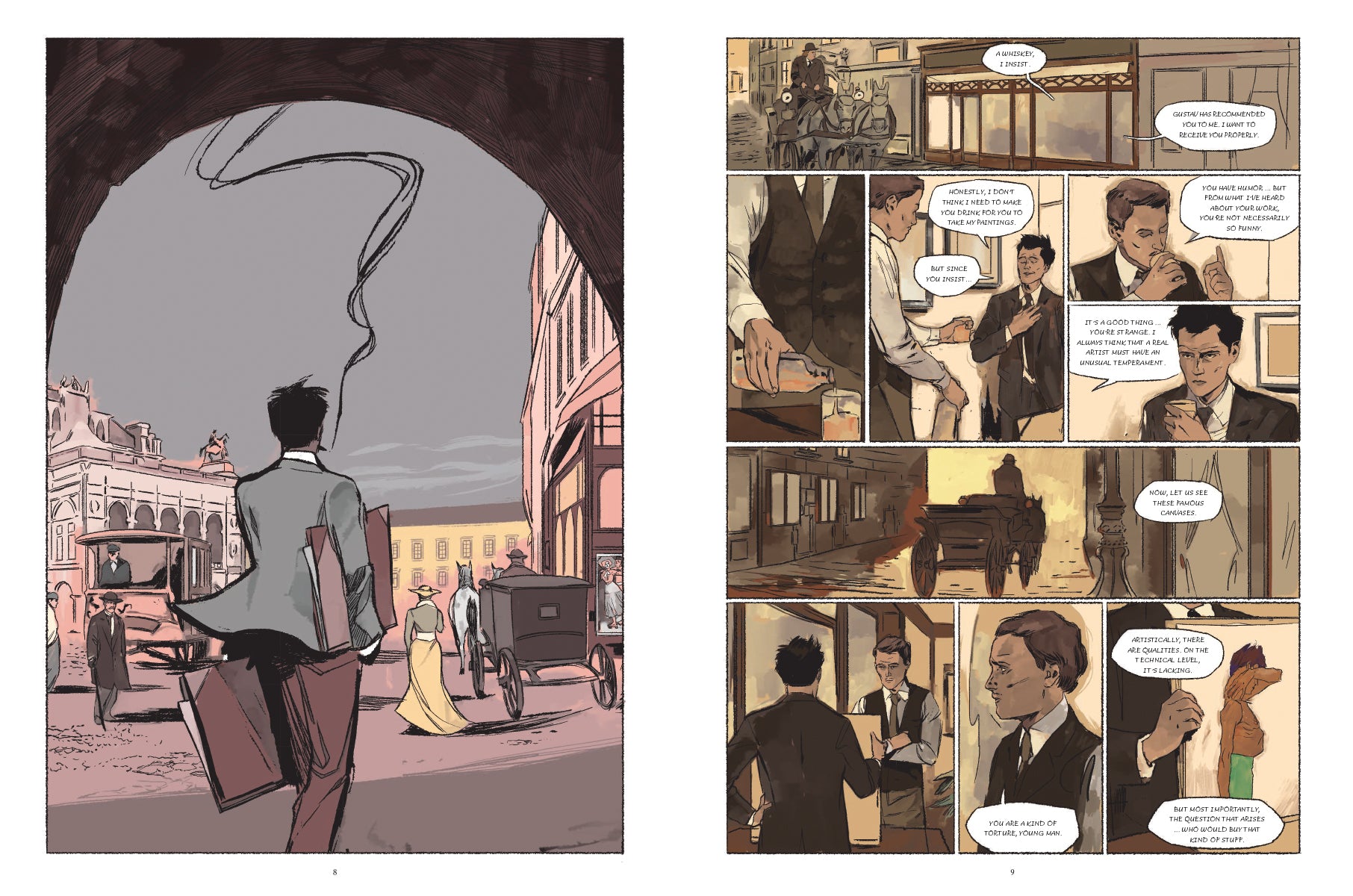 Egon Schiele: His Life and Death
 by Xavier Coste Inner Page