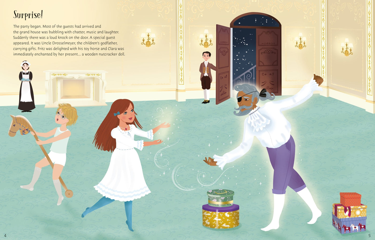 Sticker Dolly Dressing The Nutcracker By Fiona Watt and Antonia Miller Inner Page