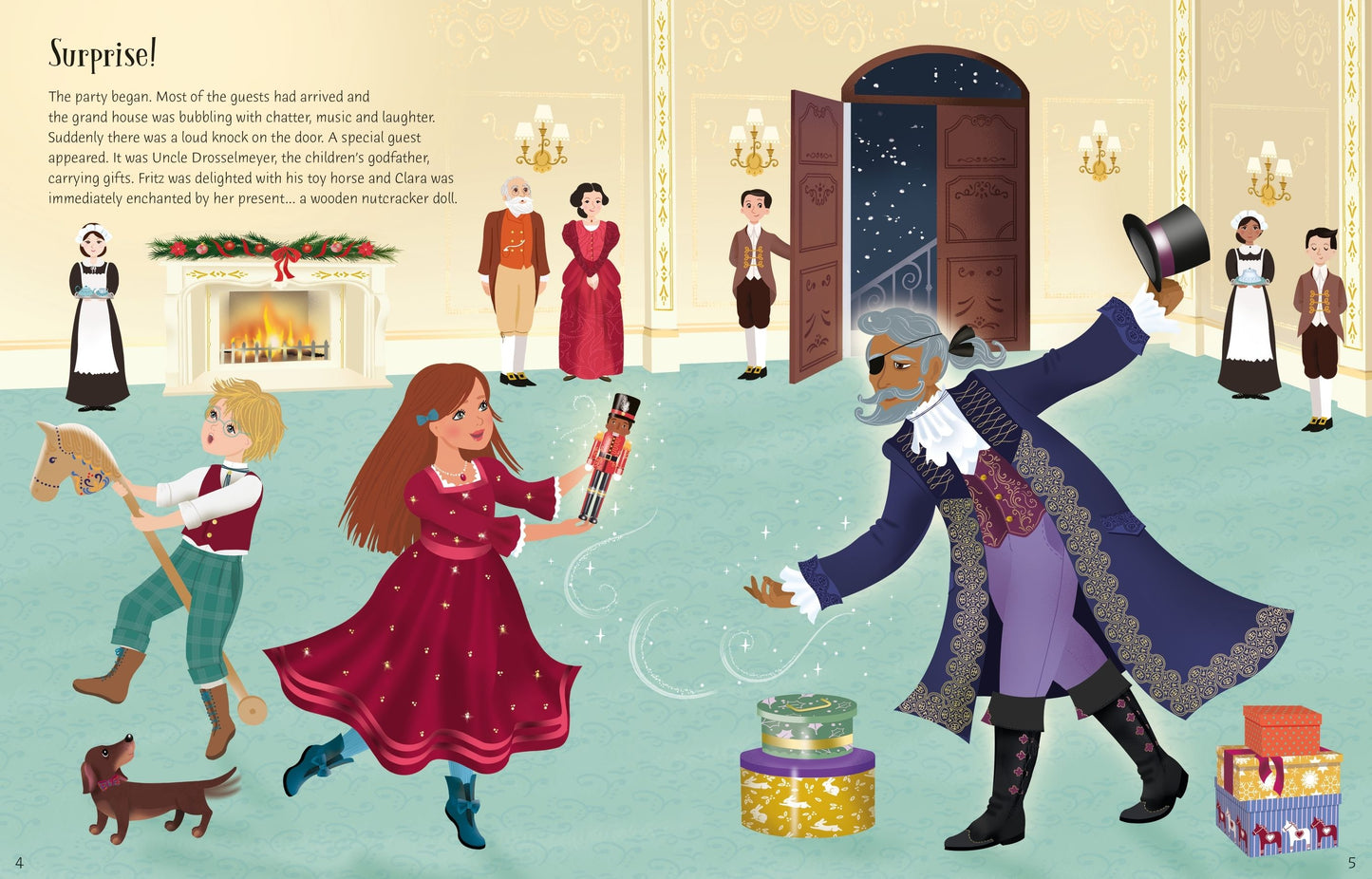 Sticker Dolly Dressing The Nutcracker By Fiona Watt and Antonia Miller Inner Page