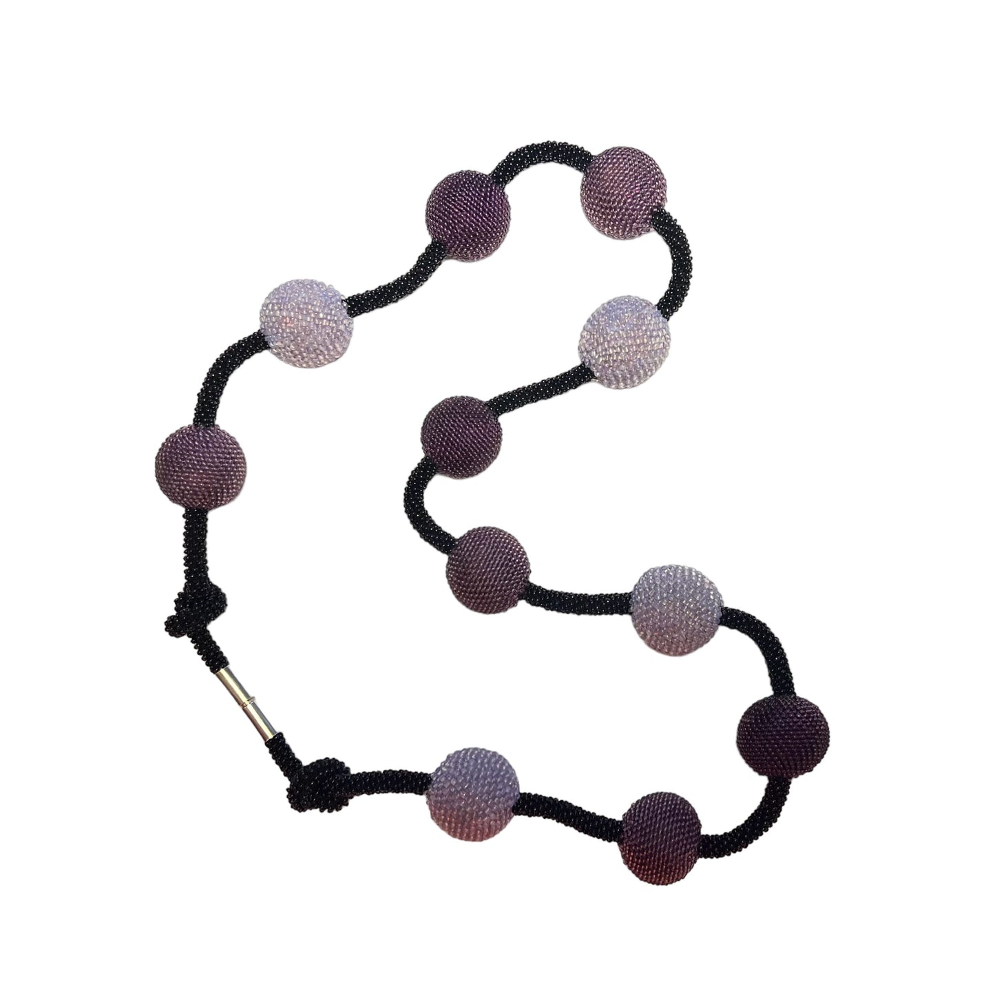Vintage Bohemian Glass Bead Necklace