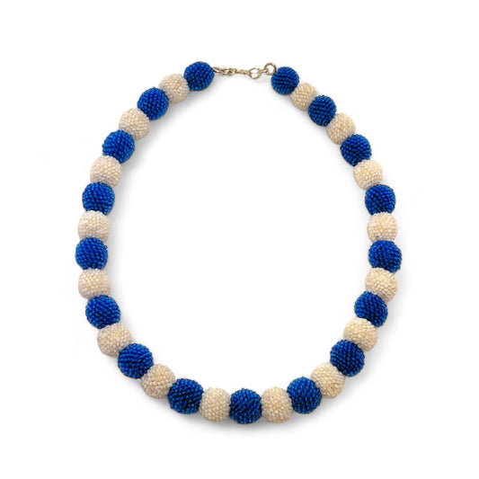 Vintage Bohemian Glass Bead Necklace