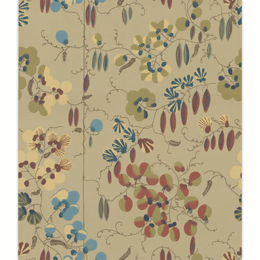 Rix Fantasy Wallpaper Broad Beans, moss green