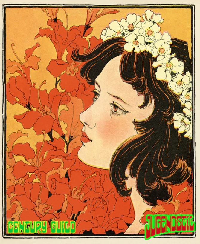 Jugendstil 1896: German Art Nouveau Illustrations Box Set by Thomas Negovan, interior illustration