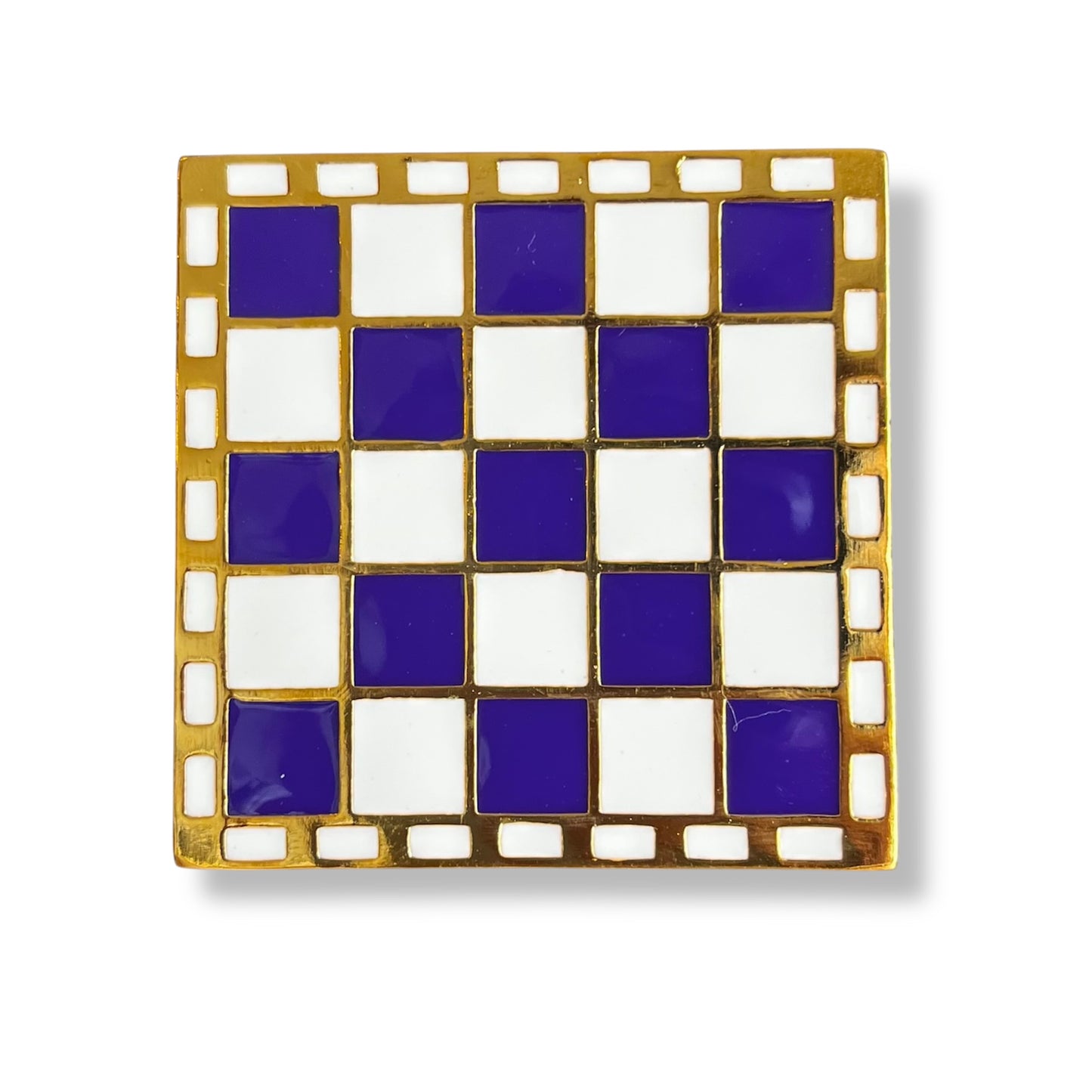Hoffmann Check Brooch