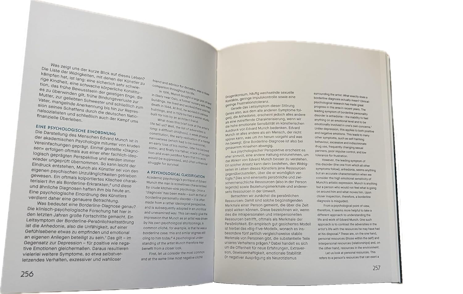 Edvard Munch: Angst. 
By Kerstin Drechsel, Diana Kopka, Florence Thurmes, and Sina Tonn.
Page Four. 