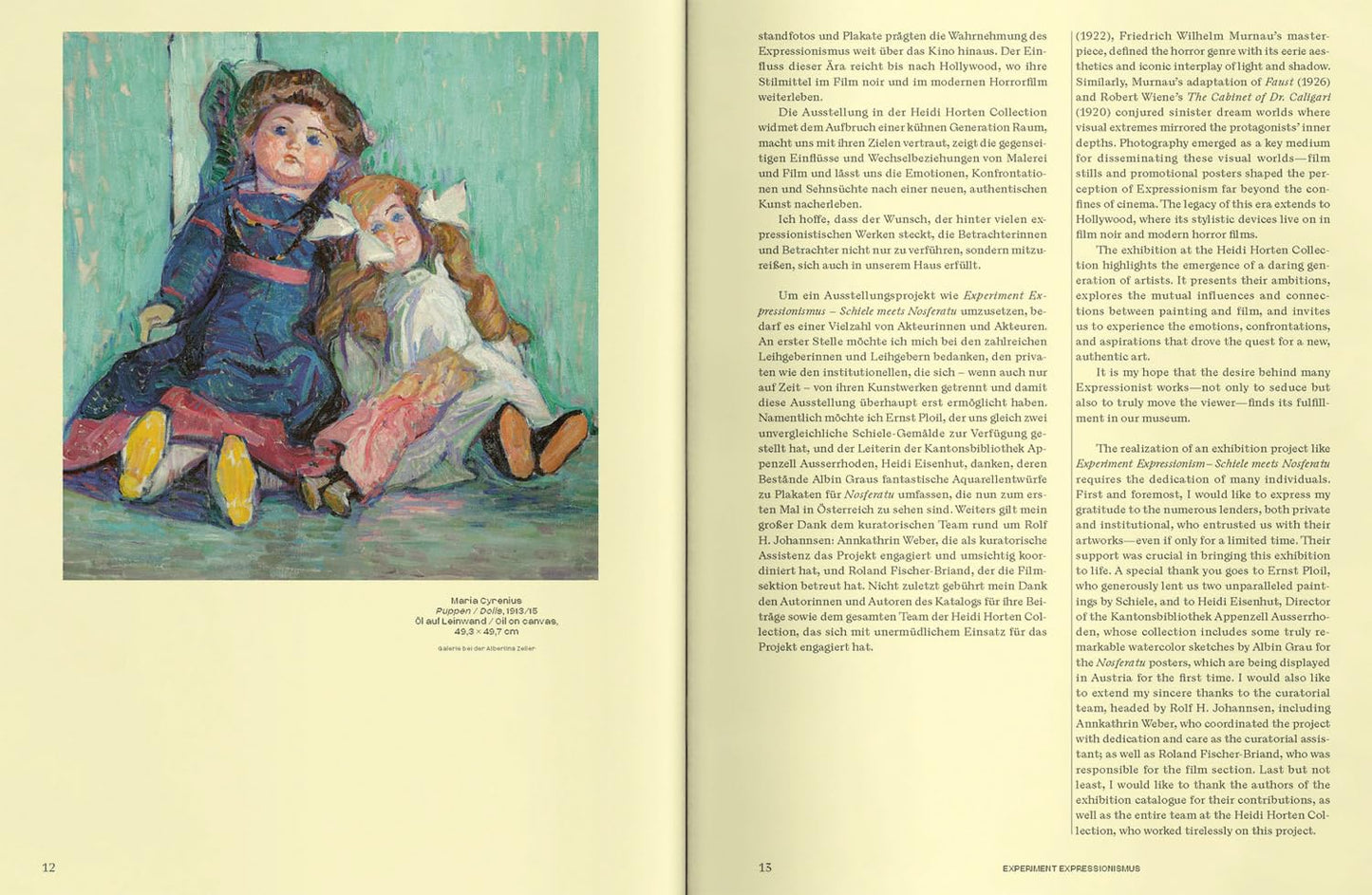Experiment Expressionismus: Schiele Meets Nosferatu.
By Agnes Husslein-Arco, Rolf H. Johannsen. 
Page Three.