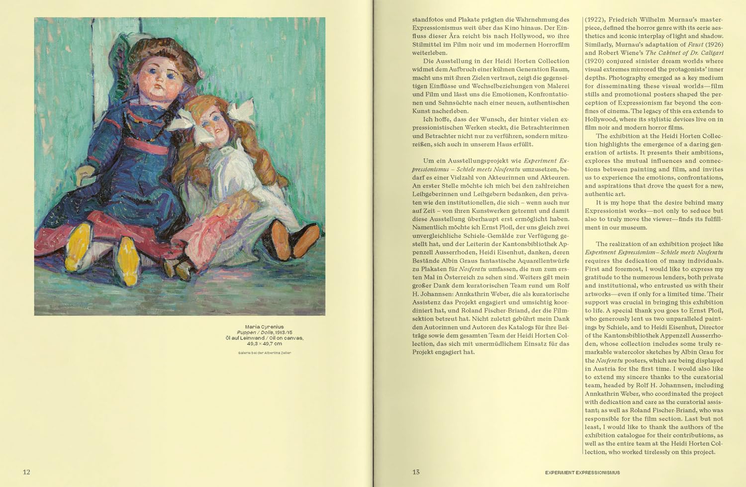 Experiment Expressionismus: Schiele Meets Nosferatu.
By Agnes Husslein-Arco, Rolf H. Johannsen. 
Page Three.