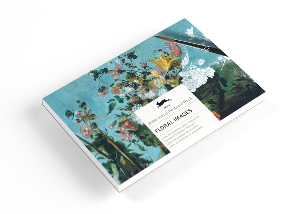 Floral Images: Watercolor Postcard Book