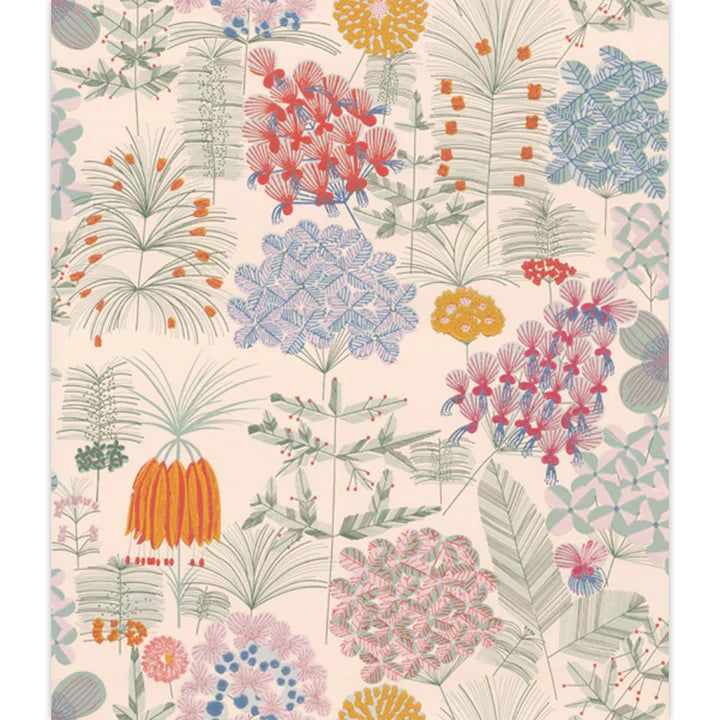 Rix Fantasy Flower Garden Wallpaper, cream