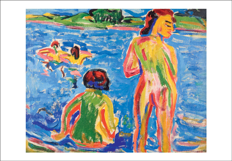 Erich Heckel: Bathers in a Pond [Postcard]