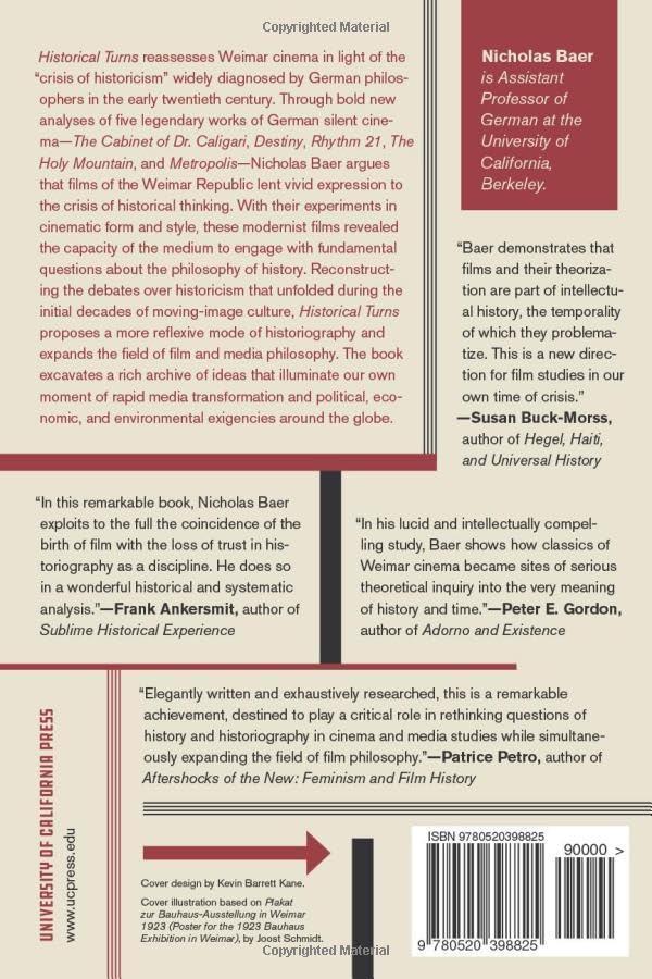 Historical Turns by Nicholas Baer 