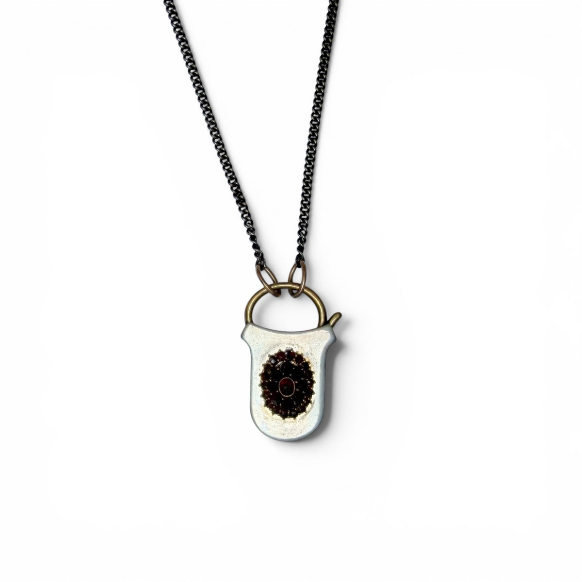 Jessica Kagan Cushman Padlock Pendant on a Chain
