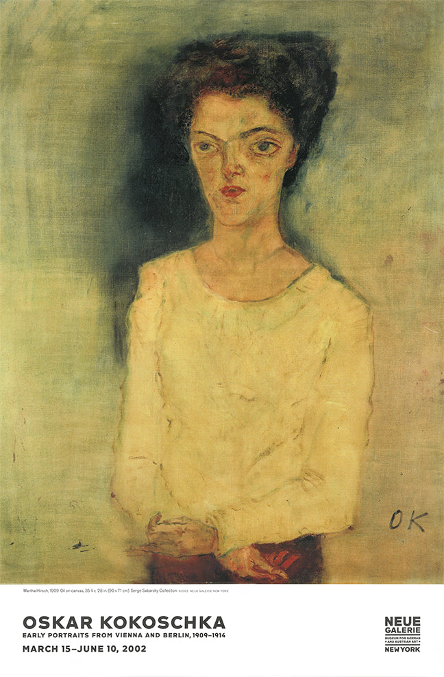 Oskar Kokoschka Exhibition Poster