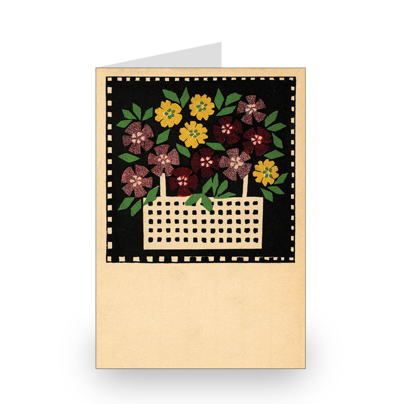 Basket of Flowers 36A by Leopoldine Kolbe