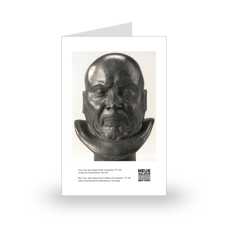 Franz Xaver Messerschmidt: A Strong Man [Large Single Card]
