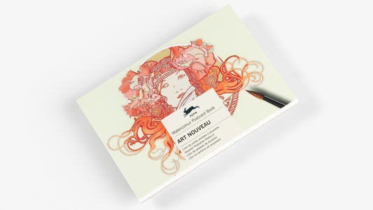 Art Nouveau: Watercolor Postcard Books by Pepin