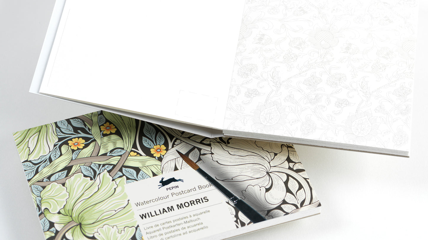 William Morris: Postcard Coloring Books by Pepin Press Inner Page