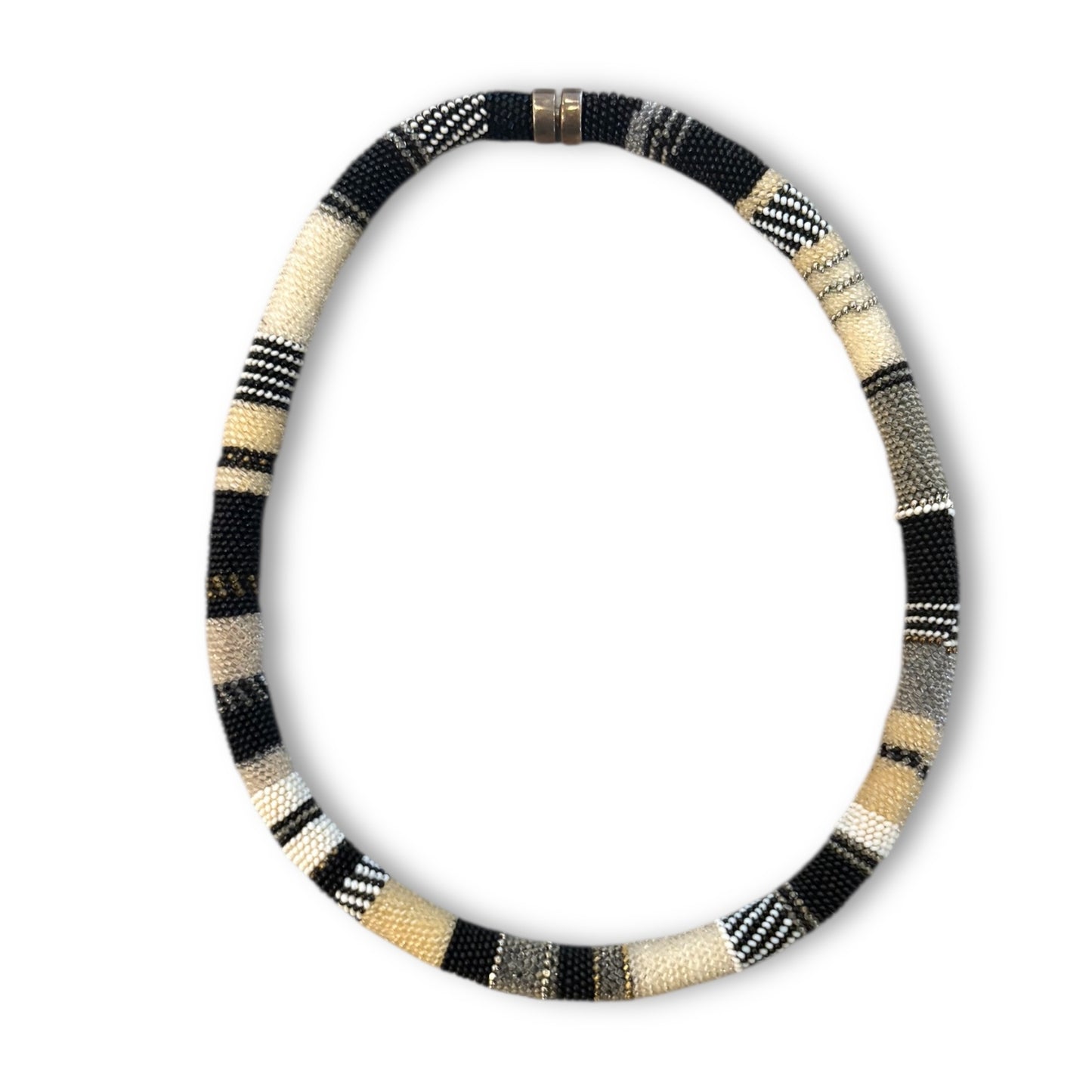 Vintage Bohemian Glass Bead Necklace