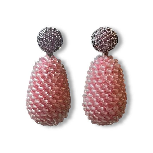 A. E. Köchert Rose Quartz Drop Earrings