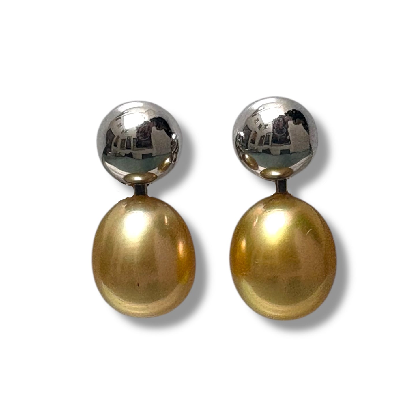A. E. Köchert Yellow Pearl Earrings