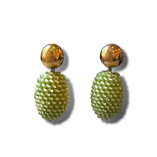 A. E. Köchert Peridot Olive Earrings