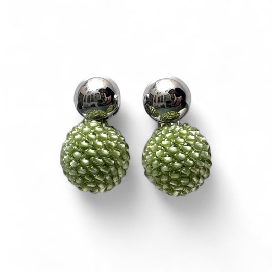 A. E. Köchert Peridot Ball Earrings