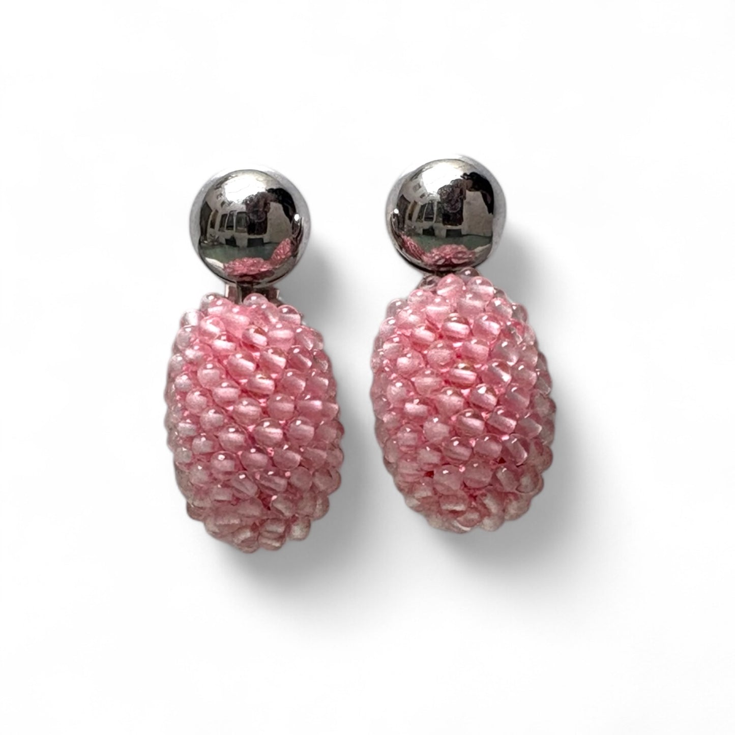A. E. Köchert Rose Quartz Olive Earrings