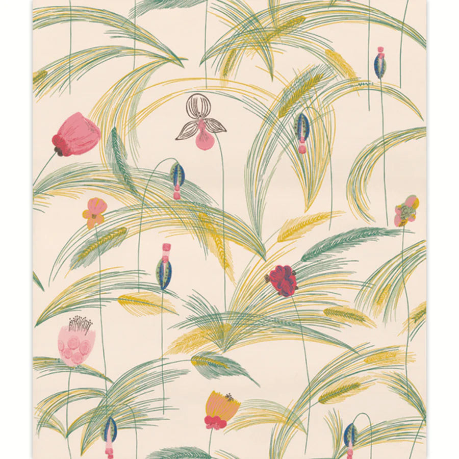 Rix Fantasy Poppy Wallpaper, cream