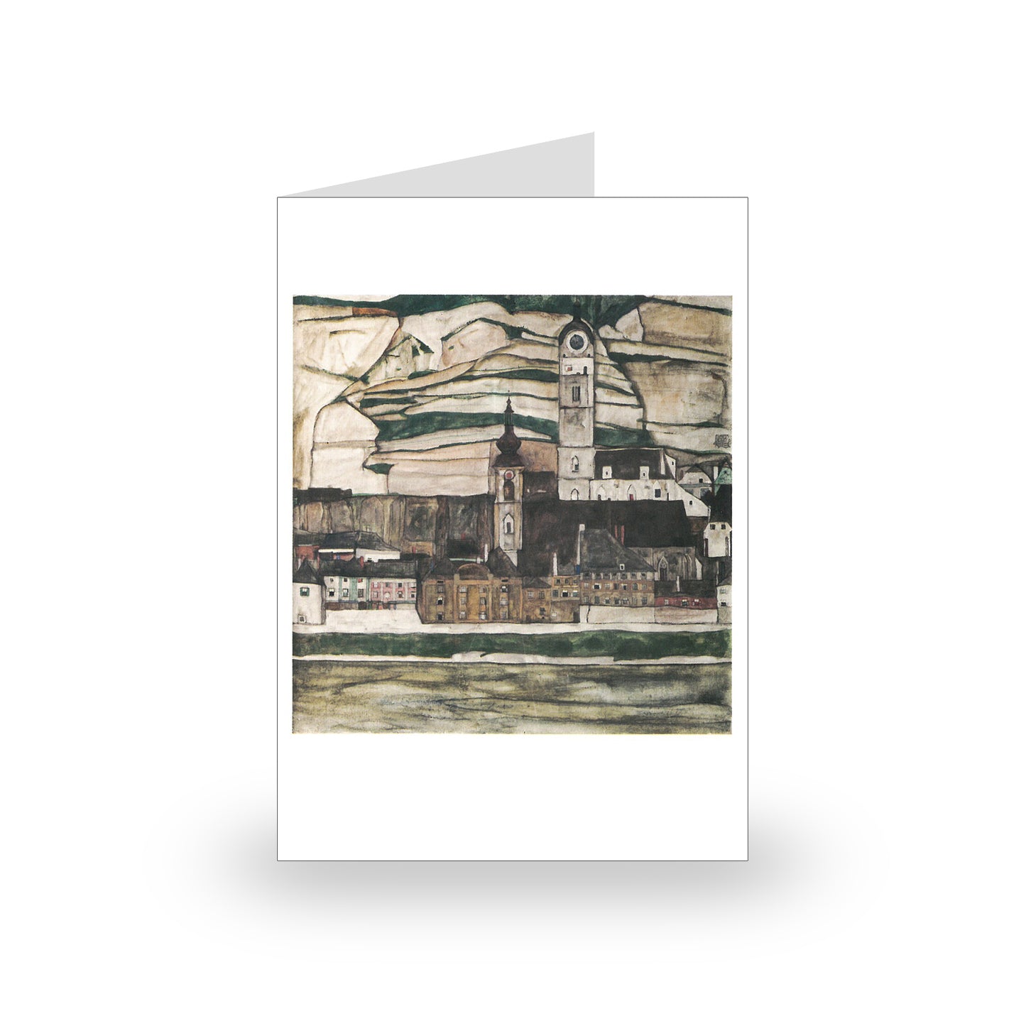 Egon Schiele: Living Landscapes: Exhibition Notecard [Large Single Card]
