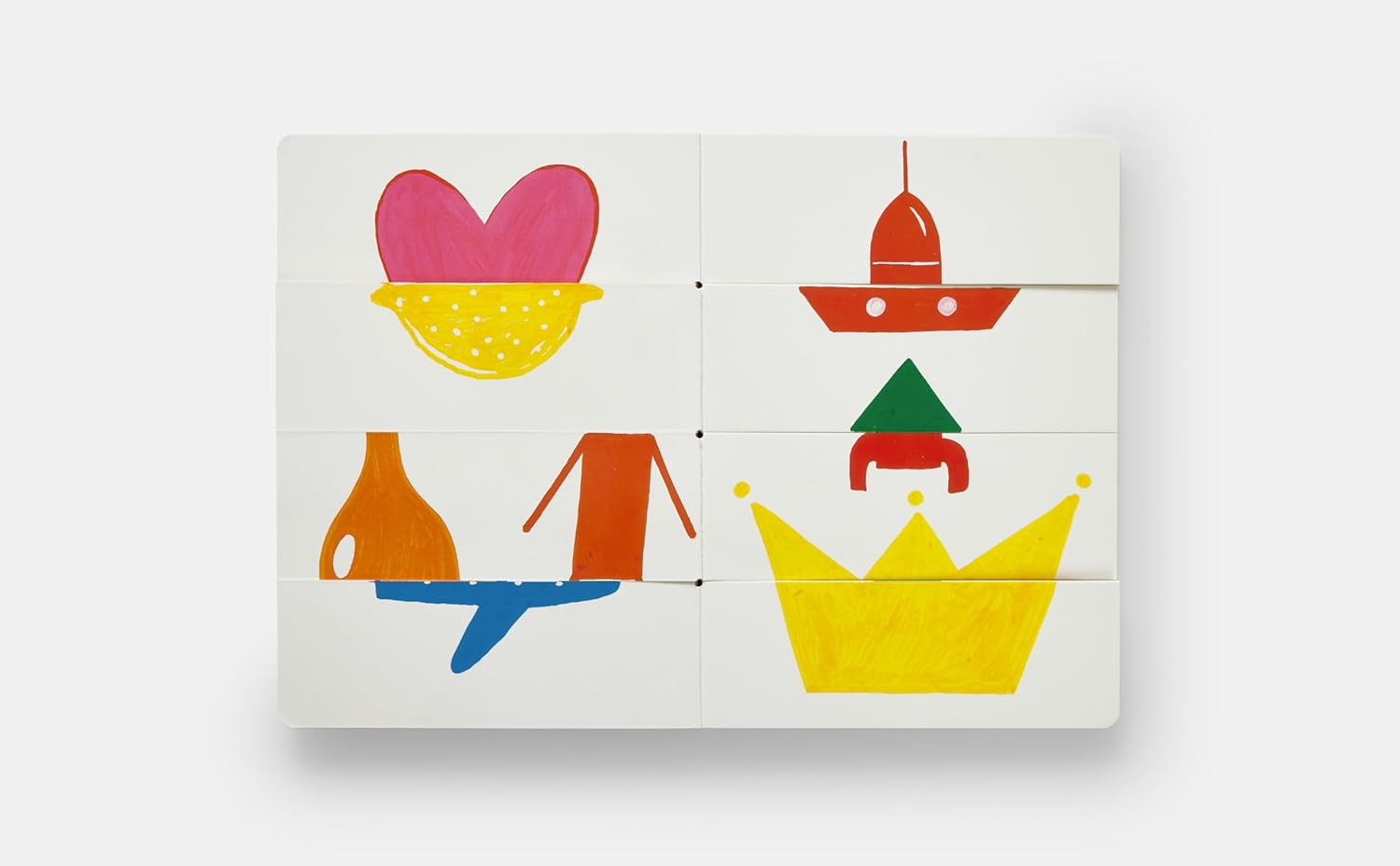 The Game of Mix and Match by Herve Tullet, Page Four