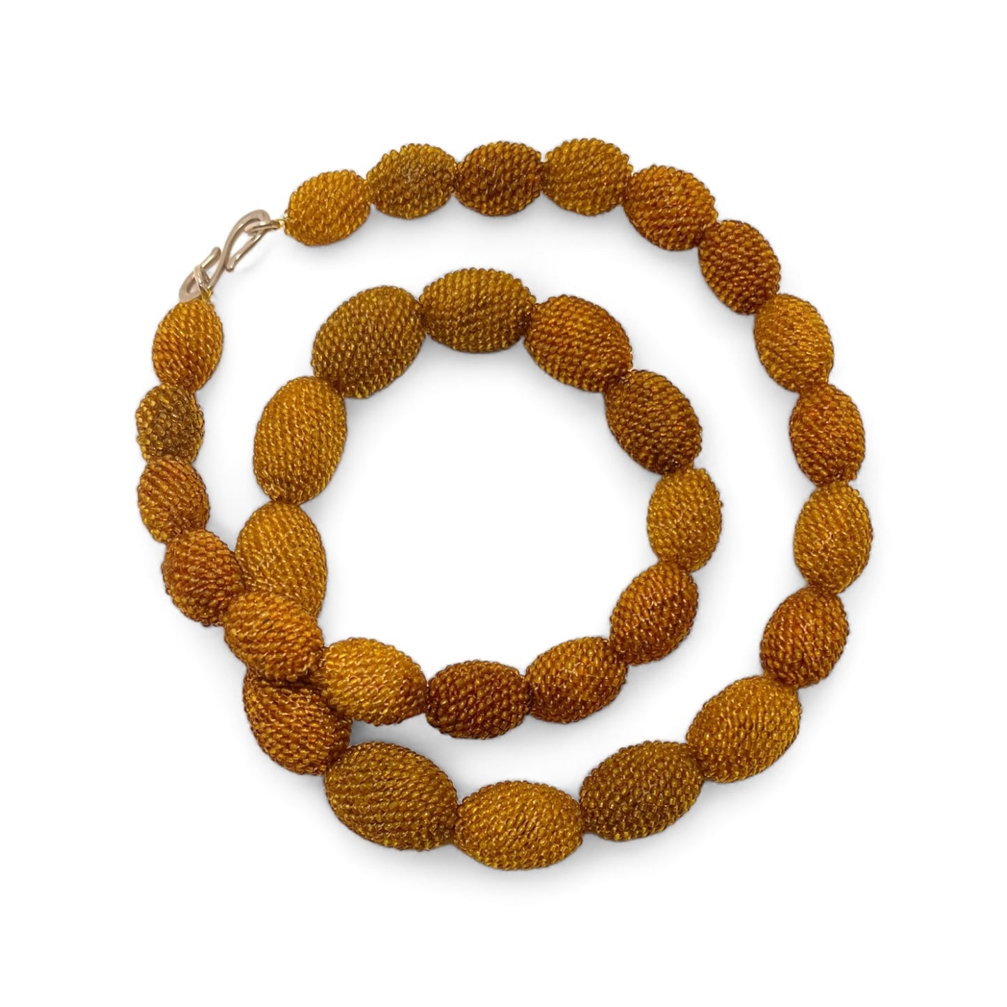 Vintage Bohemian Glass Bead Necklace