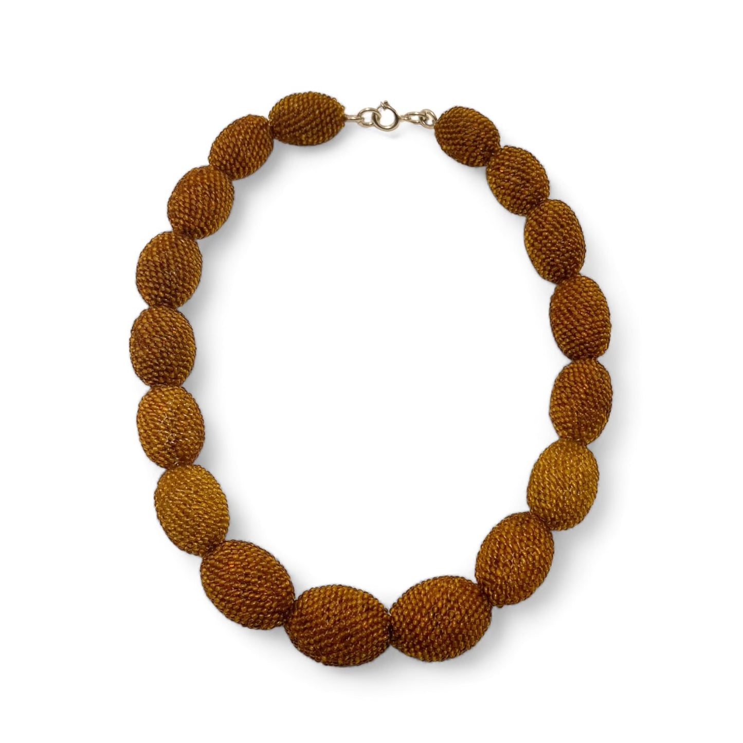 Vintage Bohemian Glass Bead Necklace