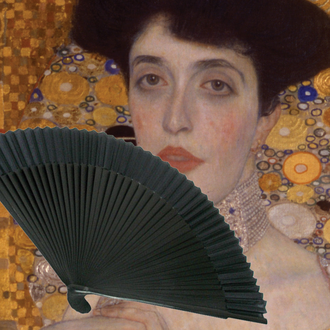 Black Silk Fan