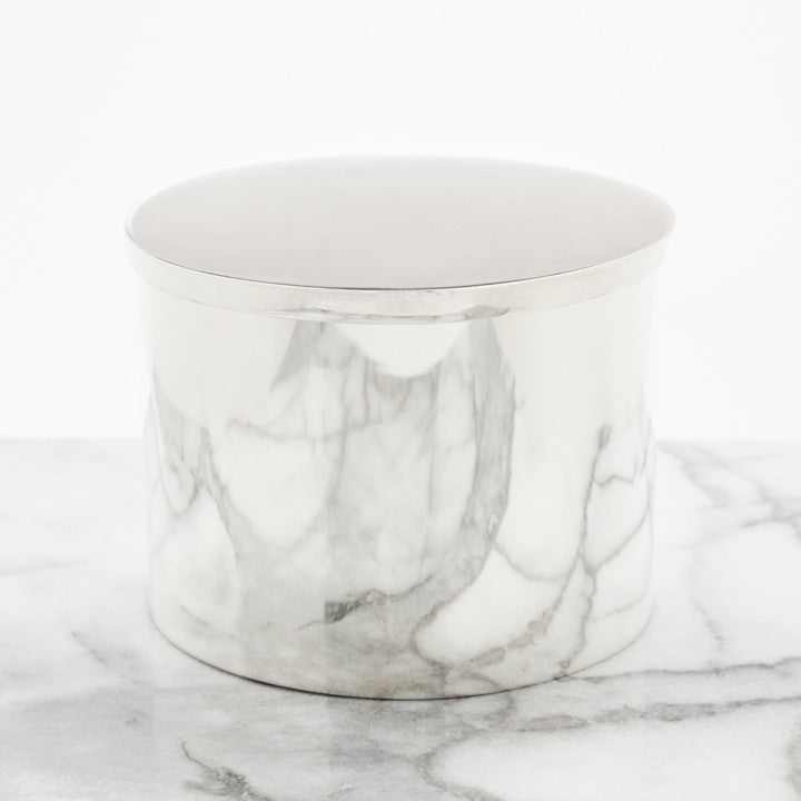 Biedermeier Sterling Silver Biscuit Box